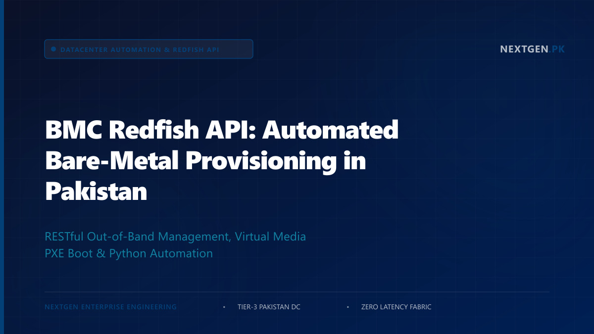 BMC Redfish API: Automated Bare-Metal Provisioning in Pakistan