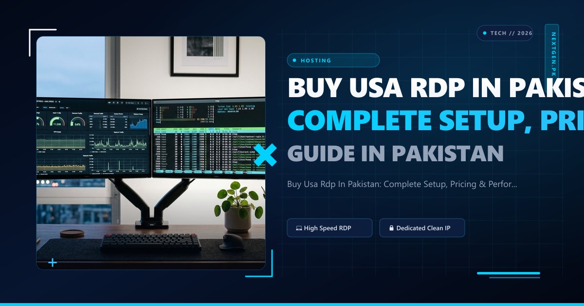 Buy Usa Rdp In Pakistan: Complete Setup, Pricing & Performance Guide in Pakistan