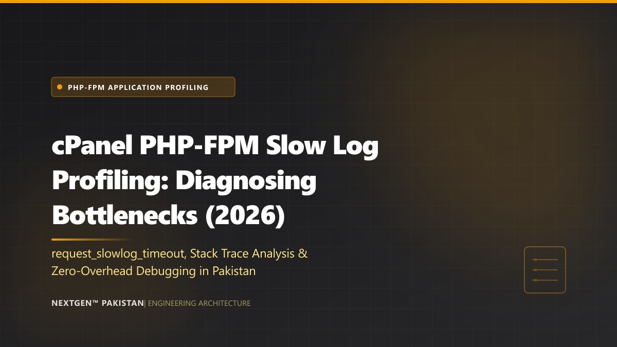cPanel PHP-FPM Slow Log Profiling: Diagnosing Bottlenecks (2026)