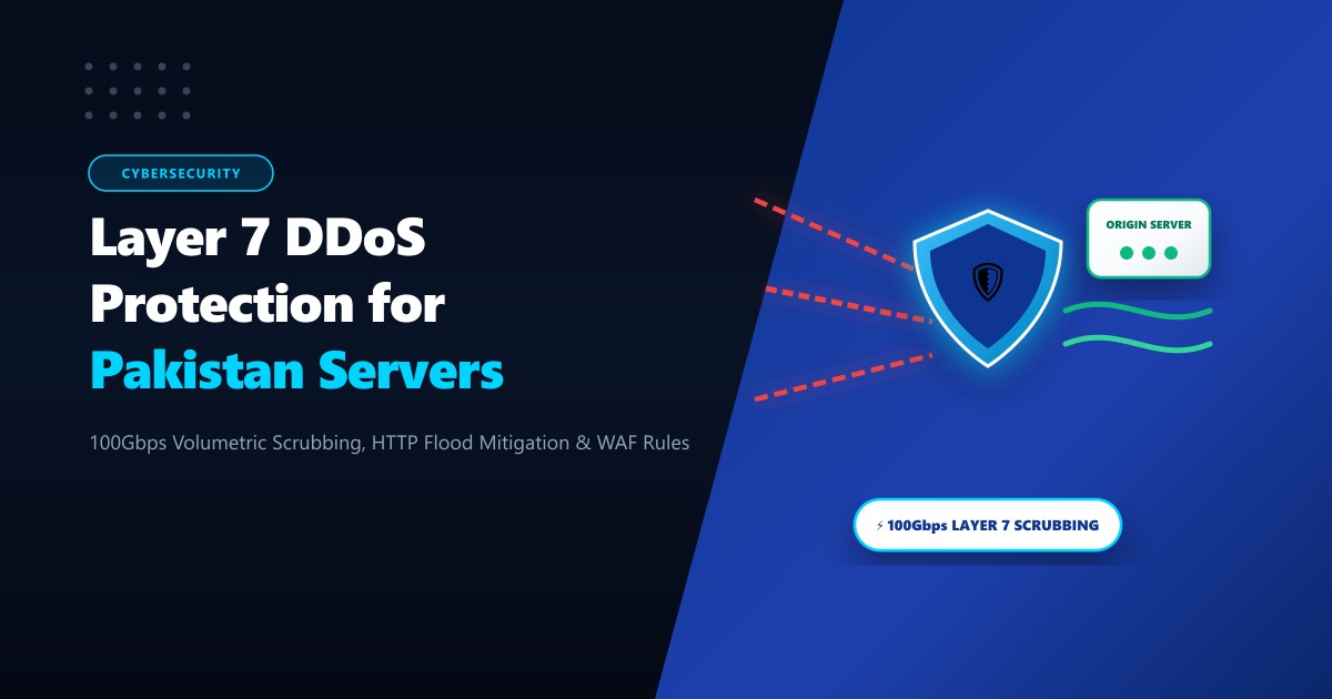 Layer 7 DDoS Protection for Pakistan Websites: Mitigating 100Gbps Volumetric & HTTP Floods (2026)