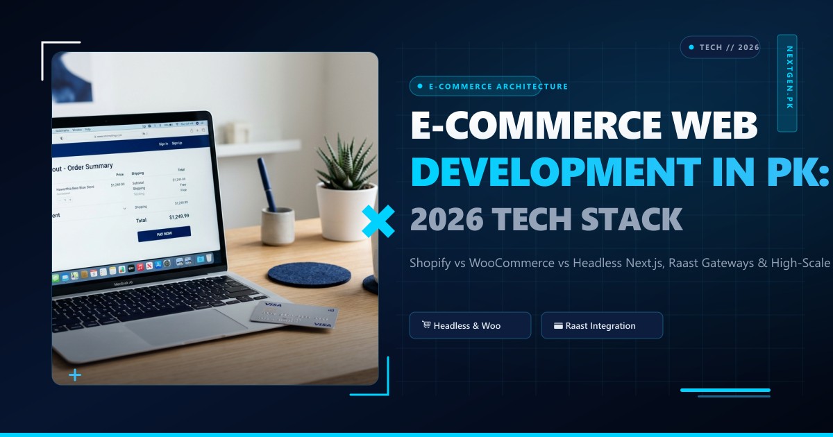 E-Commerce Website Development in Pakistan: The Modern Architecture Tech Stack Guide (2026)
