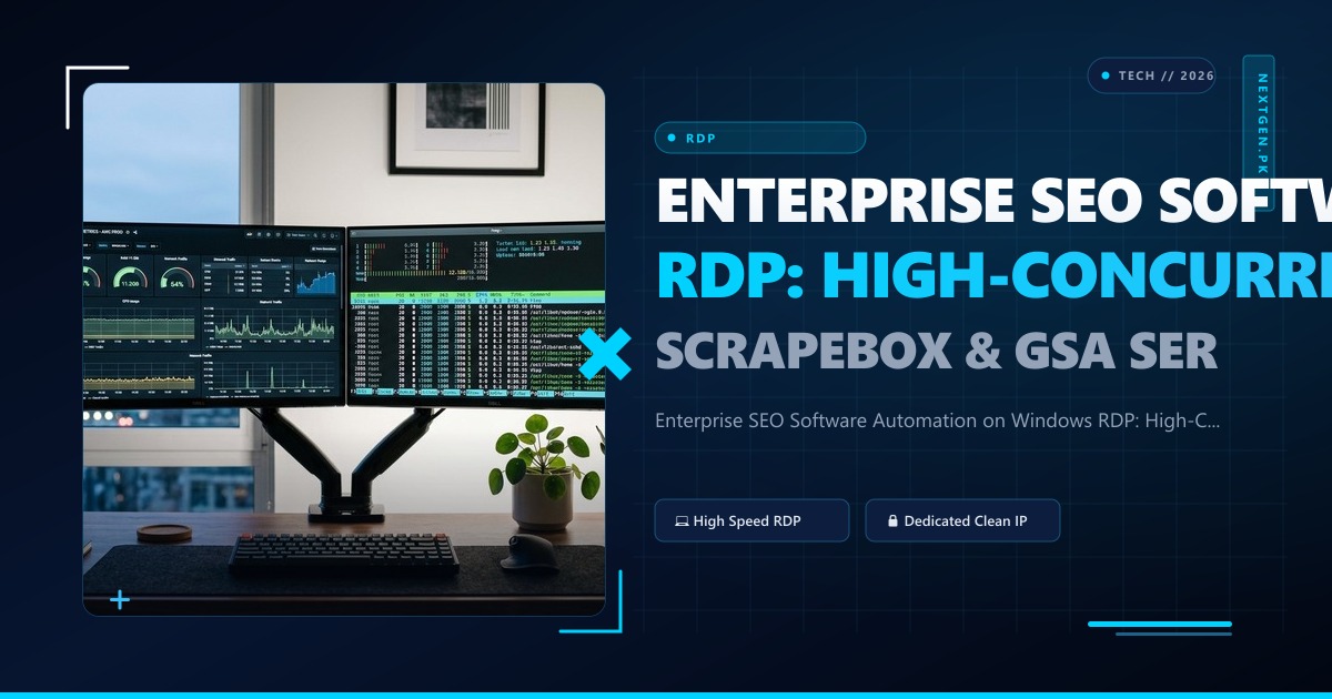 Enterprise SEO Software Automation on Windows RDP: High-Concurrency Architecture for Screaming Frog, ScrapeBox & GSA SER