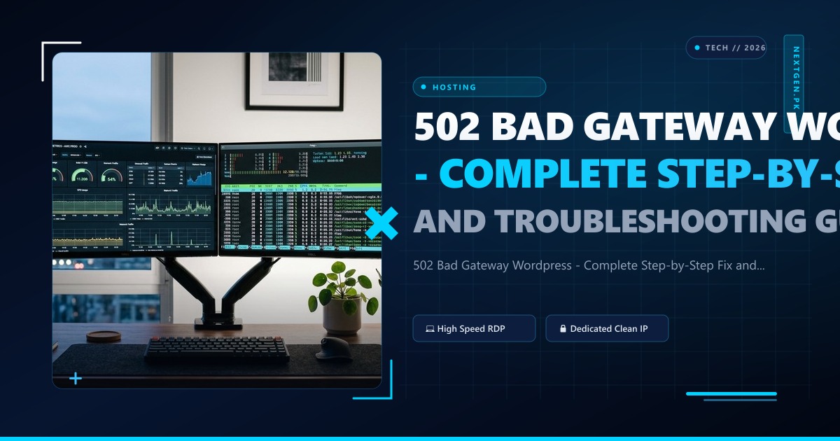 502 Bad Gateway Wordpress - Complete Step-by-Step Fix and Troubleshooting Guide