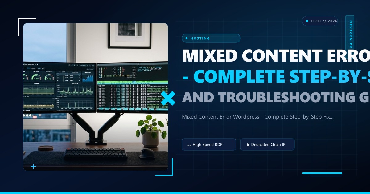 Mixed Content Error Wordpress - Complete Step-by-Step Fix and Troubleshooting Guide