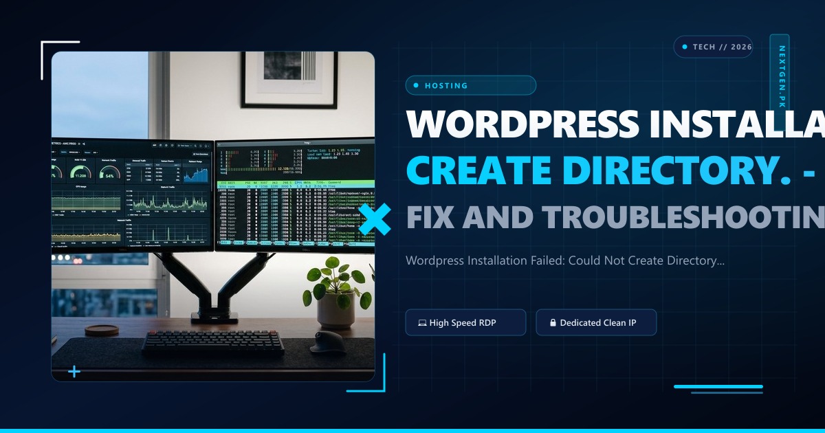 Wordpress Installation Failed: Could Not Create Directory. - Complete Step-by-Step Fix and Troubleshooting Guide