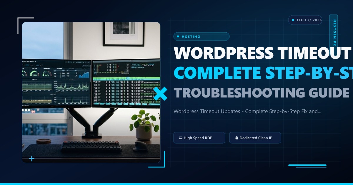 Wordpress Timeout Updates - Complete Step-by-Step Fix and Troubleshooting Guide