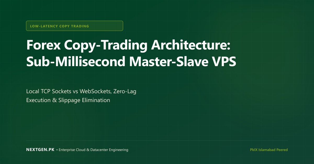 Forex Copy-Trading Architecture: Sub-Millisecond Master-Slave VPS (2026)