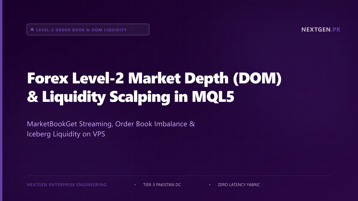 Forex EA Market Depth (DOM) & Orderbook Liquidity in MQL5 (2026)