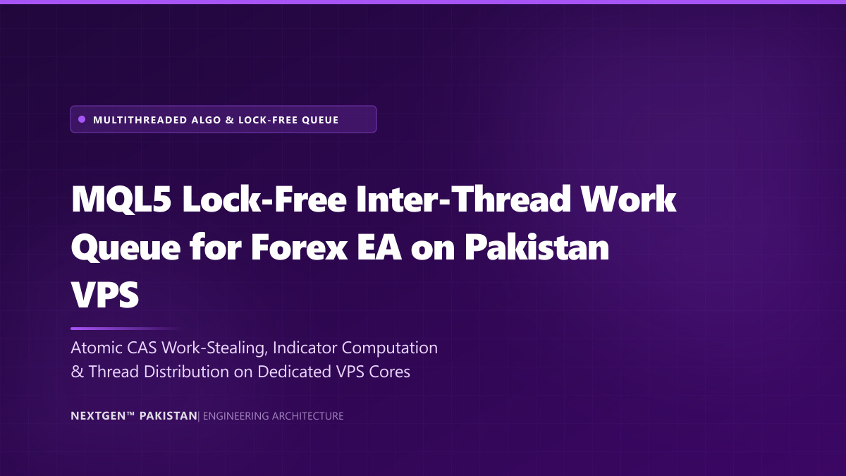 MQL5 Lock-Free Inter-Thread Work Queue for Forex EA on Pakistan VPS (2026)