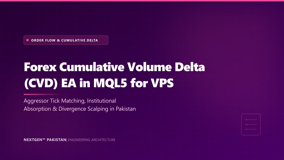 Forex Cumulative Volume Delta (CVD) EA in MQL5 for VPS (2026)
