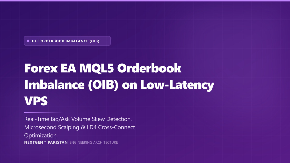 Forex EA MQL5 Orderbook Imbalance (OIB) on Low-Latency VPS: Sub-Millisecond Alpha in Pakistan