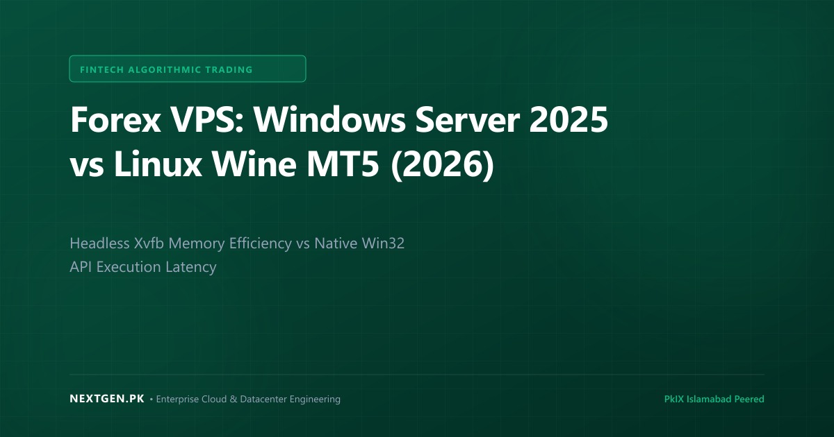 Forex VPS: Windows Server 2025 vs Linux Wine MT5 (2026 Comparison)