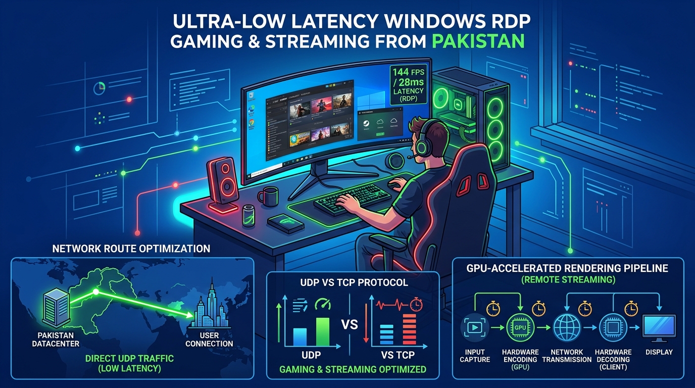 Game Server Hosting in Pakistan: Architecting Sub-15ms Low-Ping Dedicated Infrastructure for CS2, Rust, and FiveM