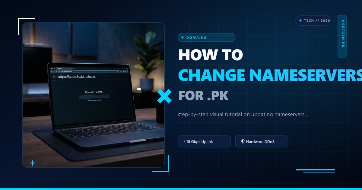 How to Change Nameservers for .PK Domain in PKNIC (2026 Step-by-Step Guide)