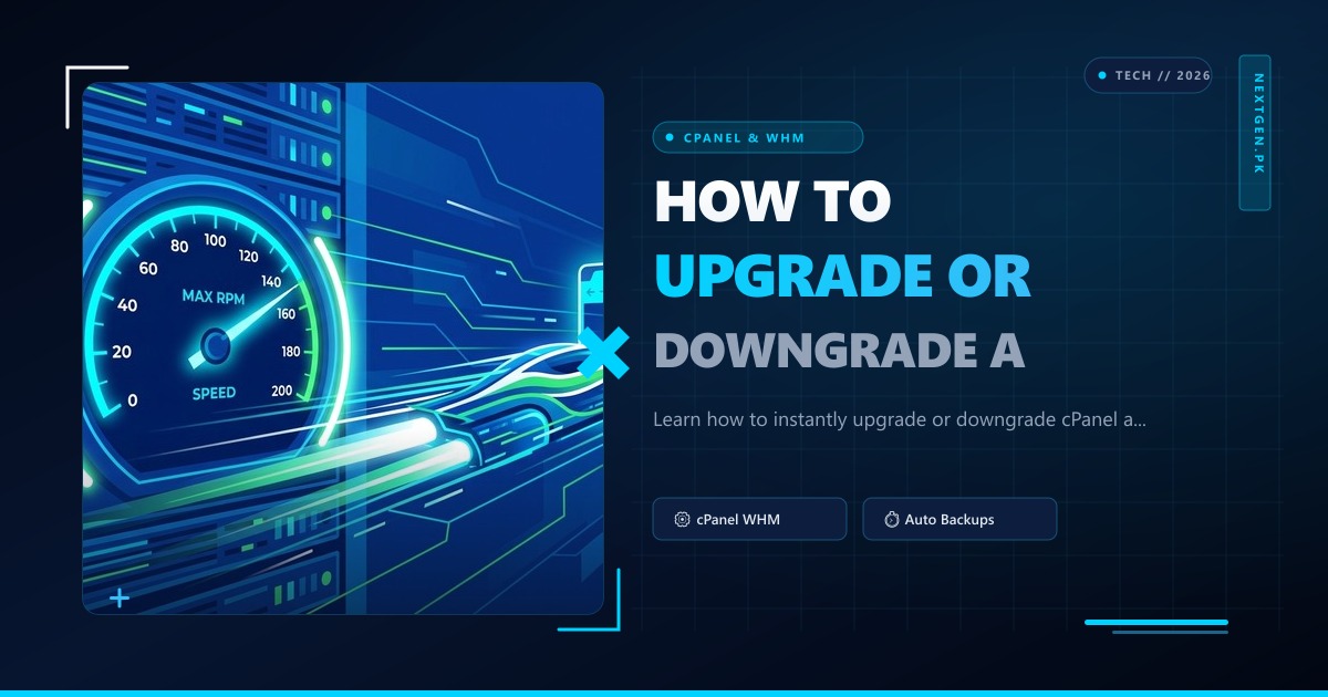 How to Upgrade or Downgrade a cPanel Account Using WHM: SysAdmin Guide (2026)