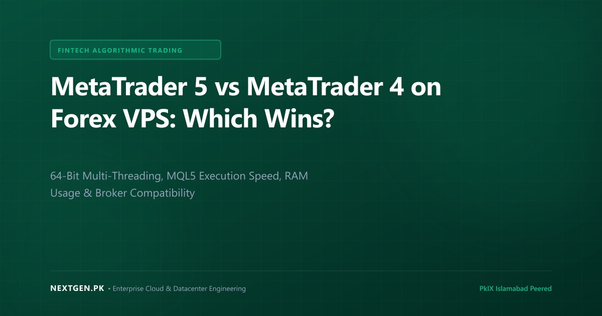 MetaTrader 5 vs MetaTrader 4 on Forex VPS: Which Platform Wins in Pakistan? (2026)