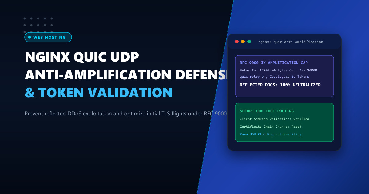 Nginx HTTP/3 QUIC Anti-Amplification Defense & Address Validation