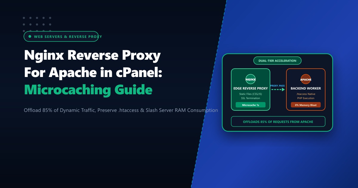 Nginx Reverse Proxy for Apache in cPanel: Speed & Microcaching Guide in Pakistan (2026)