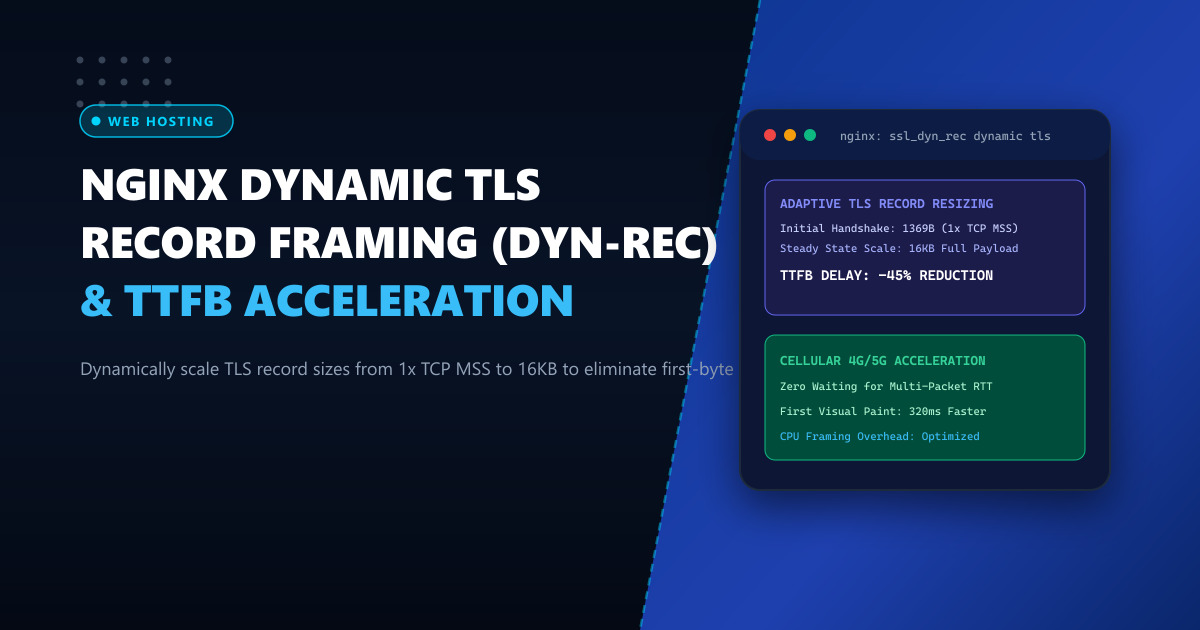 Nginx Dynamic TLS Record Sizing (ssl_dyn_rec): Accelerating TTFB on Mobile Networks
