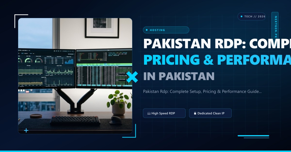 Pakistan Rdp: Complete Setup, Pricing & Performance Guide in Pakistan