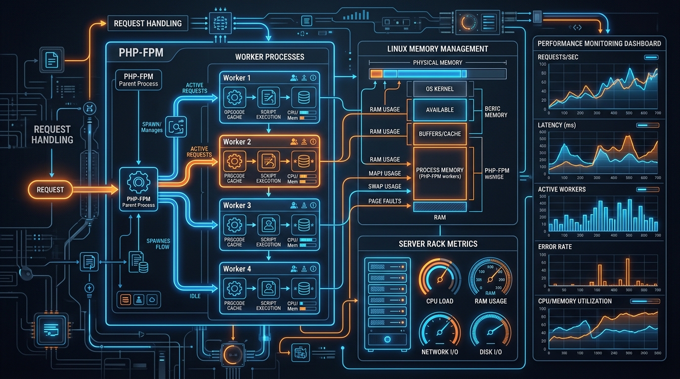 PHP-FPM High CPU & Process Starvation: Diagnostic & Tuning Masterclass on Linux in Pakistan