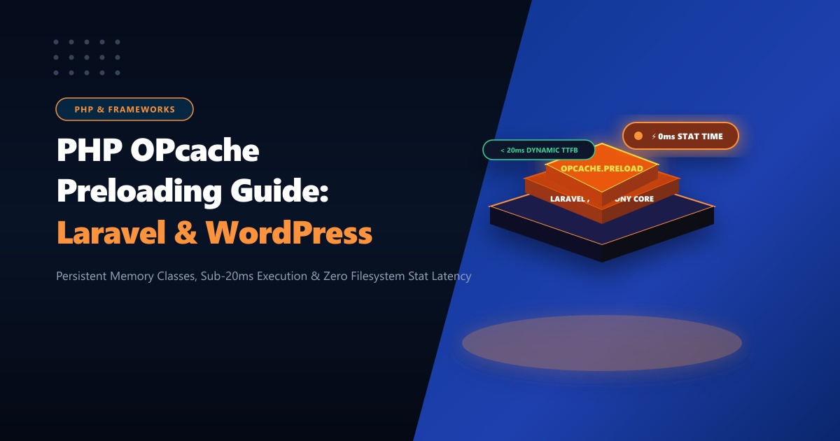 PHP OPcache Preloading: Accelerating Laravel & WordPress in Pakistan (2026)