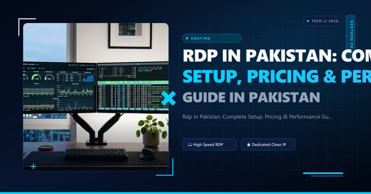 Rdp In Pakistan: Complete Setup, Pricing & Performance Guide in Pakistan