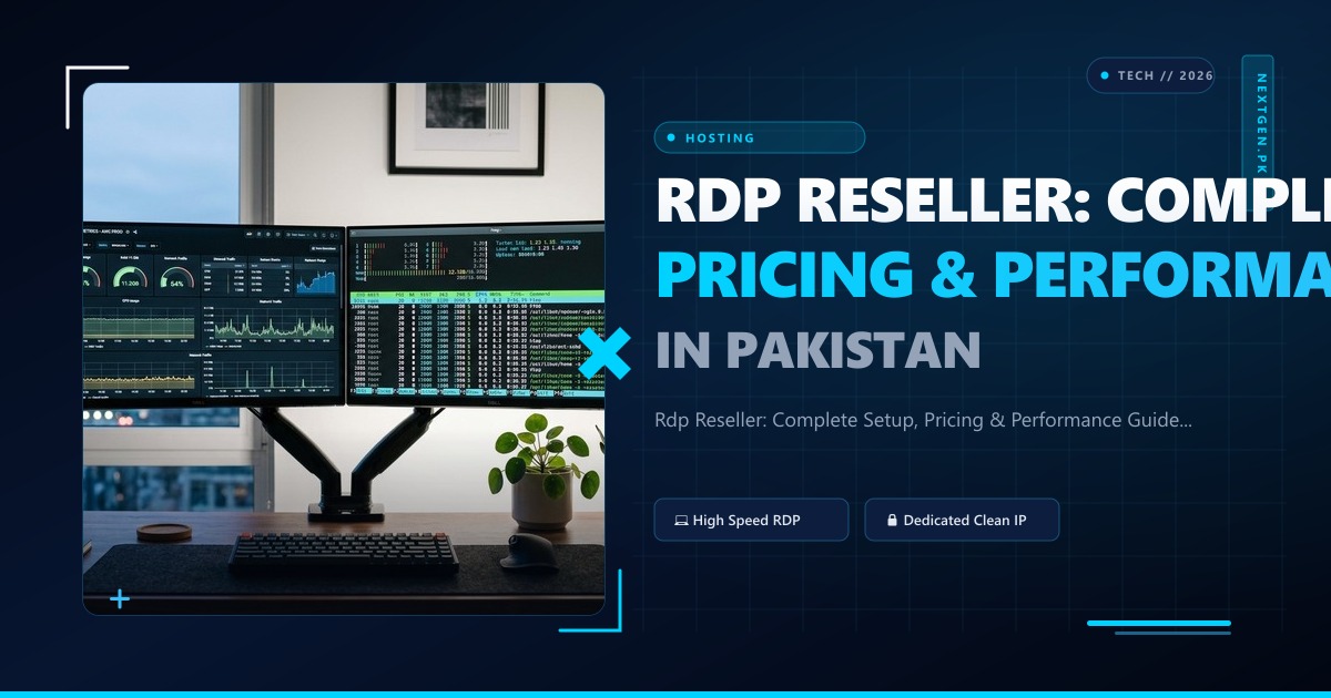 Rdp Reseller: Complete Setup, Pricing & Performance Guide in Pakistan