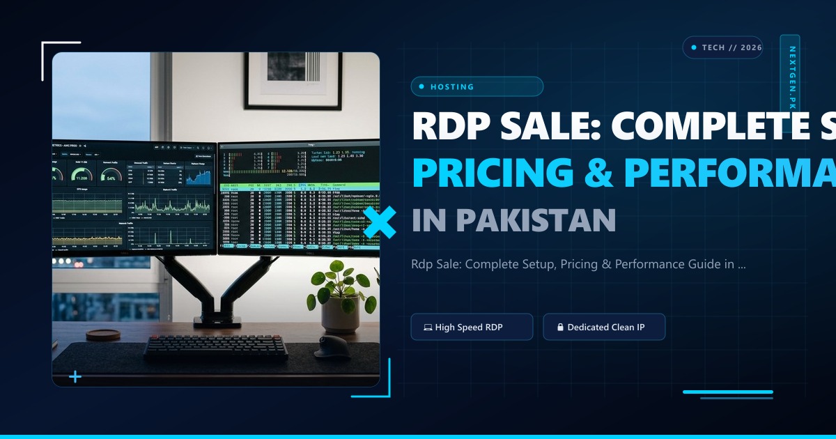 Rdp Sale: Complete Setup, Pricing & Performance Guide in Pakistan