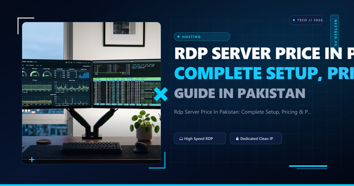 Rdp Server Price In Pakistan: Complete Setup, Pricing & Performance Guide in Pakistan
