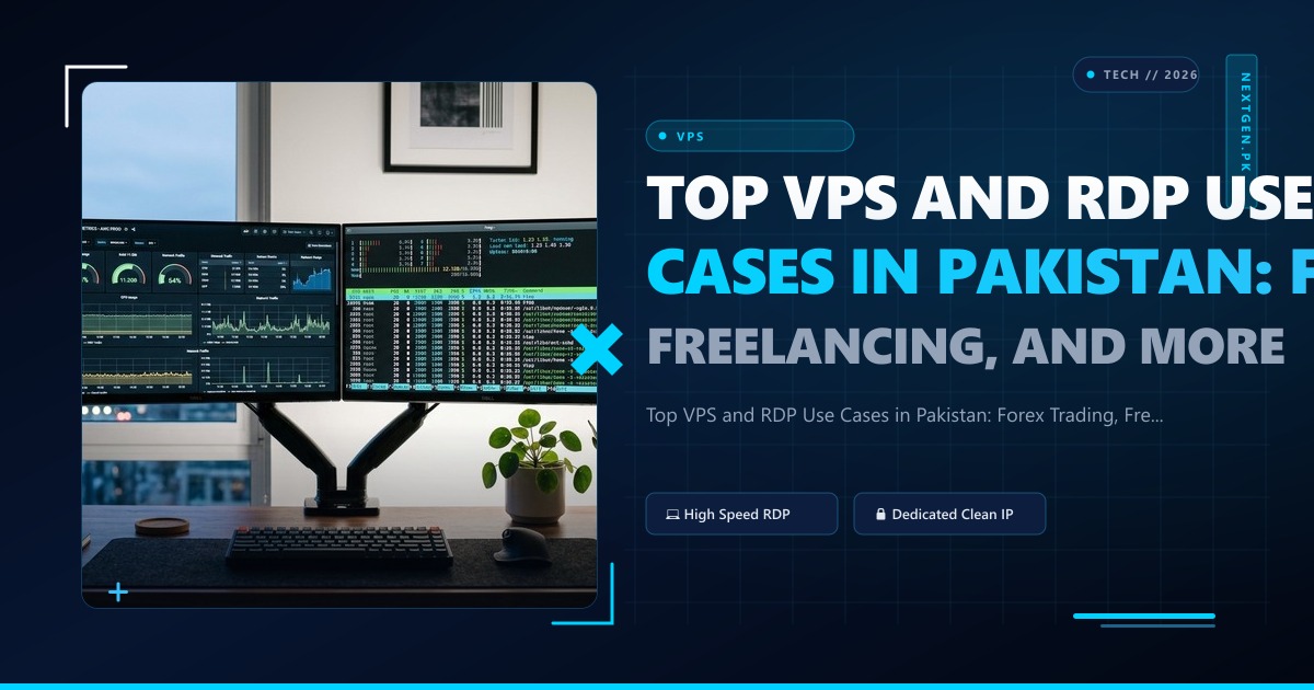 Top VPS and RDP Use Cases in Pakistan: Forex Trading, Freelancing, and More