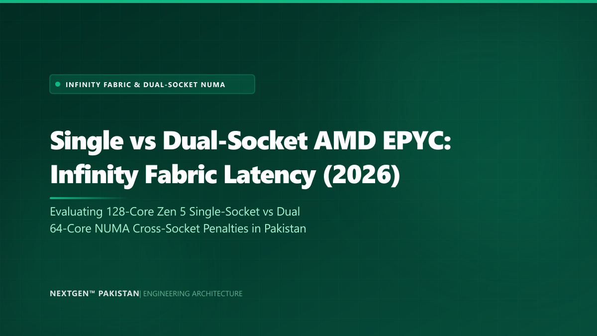 Single vs Dual-Socket AMD EPYC: Infinity Fabric Latency & Performance on Dedicated Servers (2026)