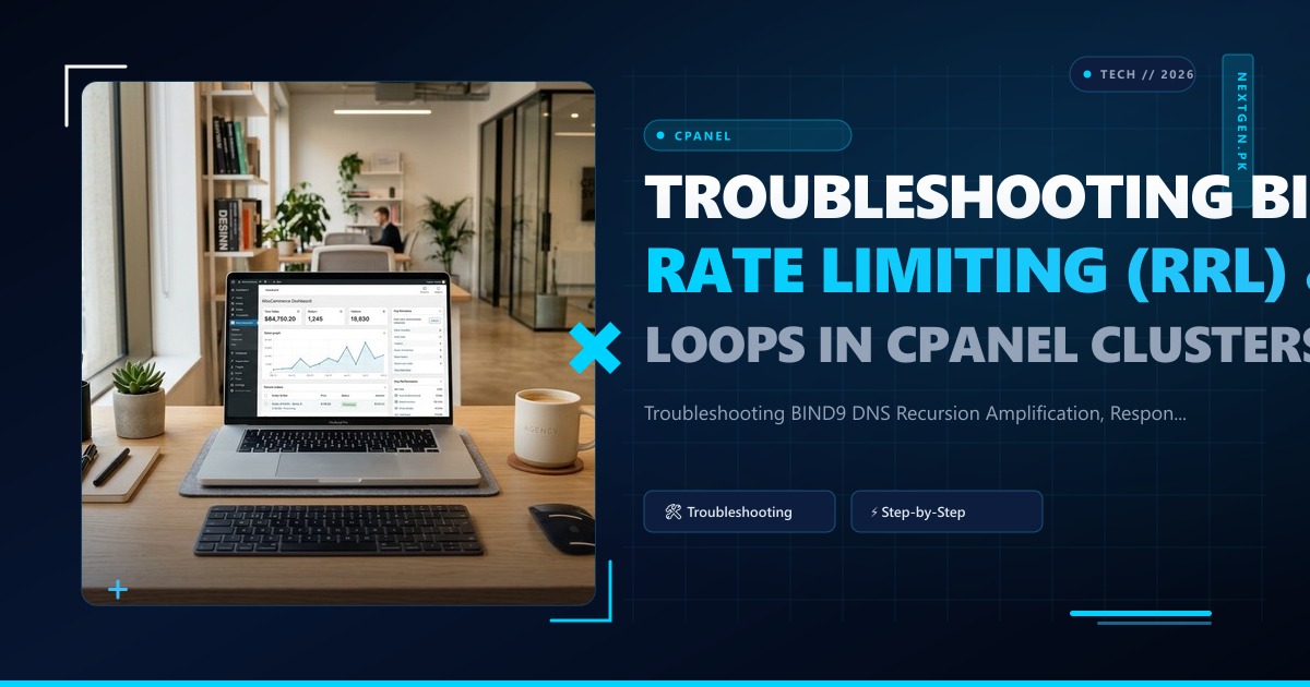 Troubleshooting BIND9 DNS Recursion Amplification, Response Rate Limiting (RRL) & DNSSEC SERVFAIL Loops in cPanel Clusters