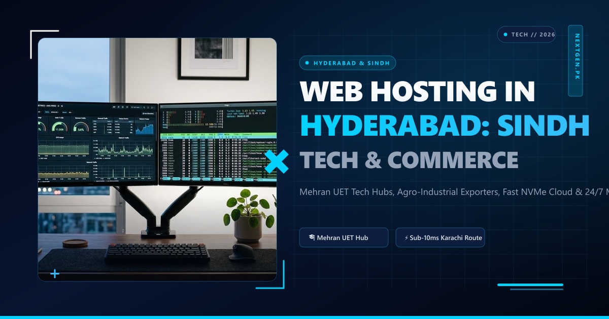 Web Hosting in Hyderabad (Sindh): Enterprise Cloud, Mehran UET Tech Ecosystem & Commercial Hosting Guide (2026)