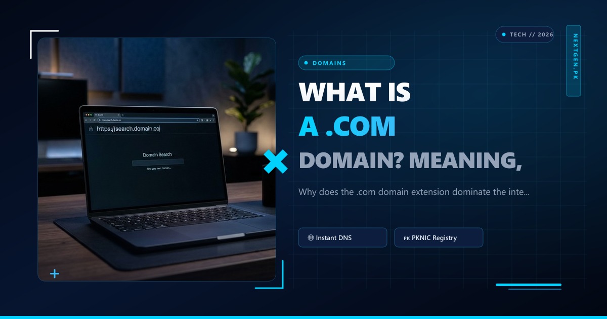 What is a .COM Domain? Meaning, History, Trust & SEO Value (2026 Guide)