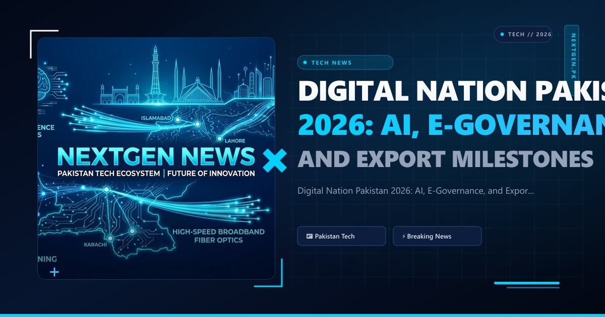 Digital Nation Pakistan 2026: AI, E-Governance, and Export Milestones