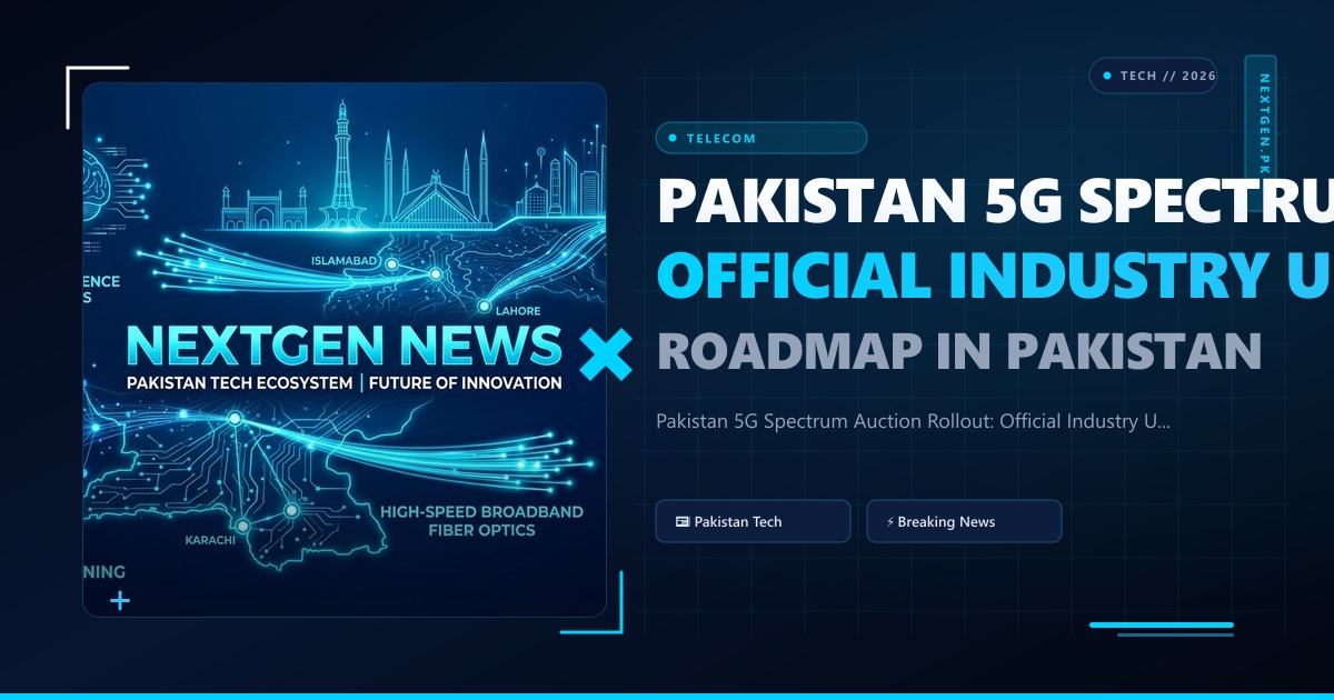 Pakistan 5G Spectrum Auction Rollout: Official Industry Updates, Analysis & Roadmap in Pakistan