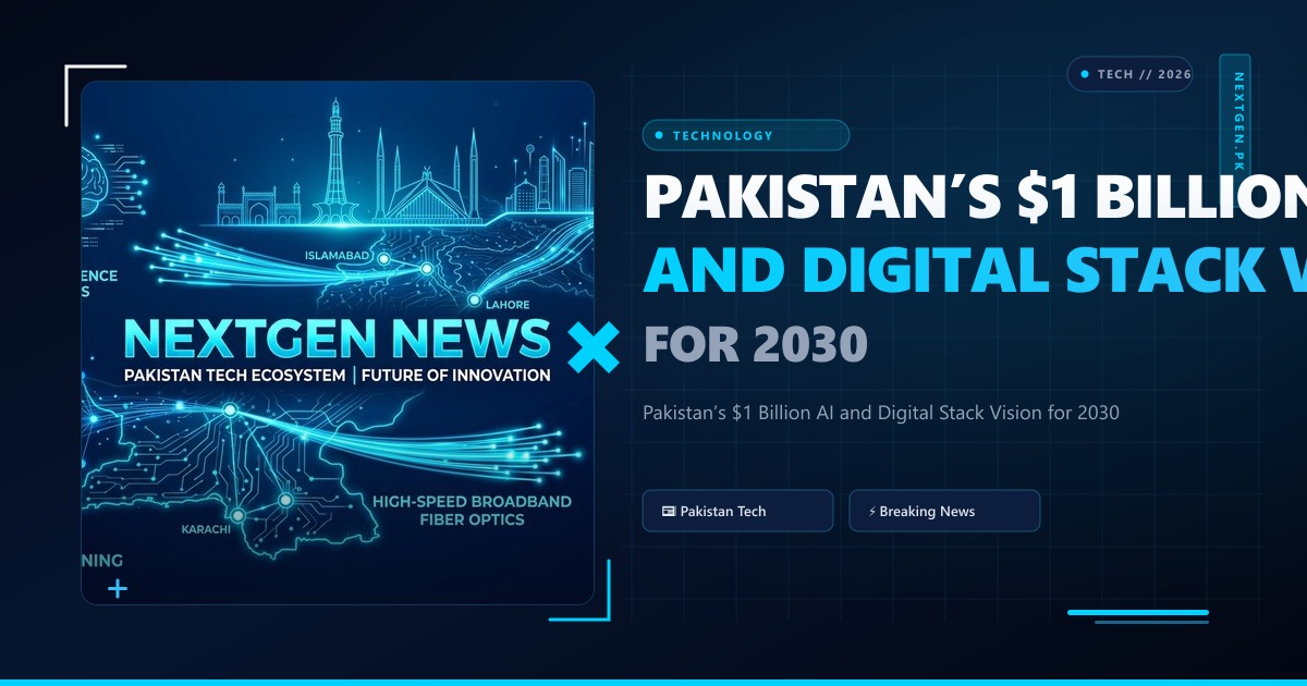 Pakistan’s $1 Billion AI and Digital Stack Vision for 2030