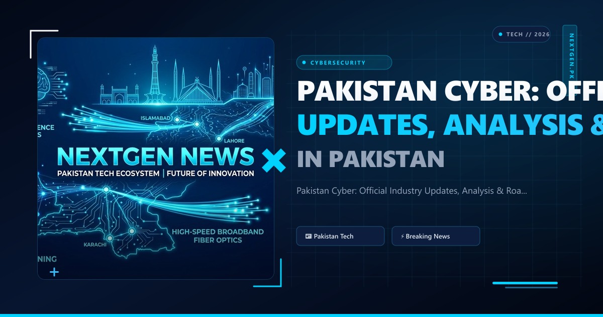 Pakistan Cyber: Official Industry Updates, Analysis & Roadmap in Pakistan