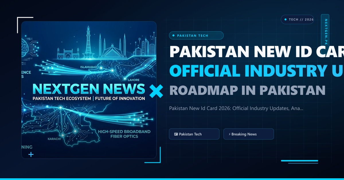 Pakistan New Id Card 2026: Official Industry Updates, Analysis & Roadmap in Pakistan