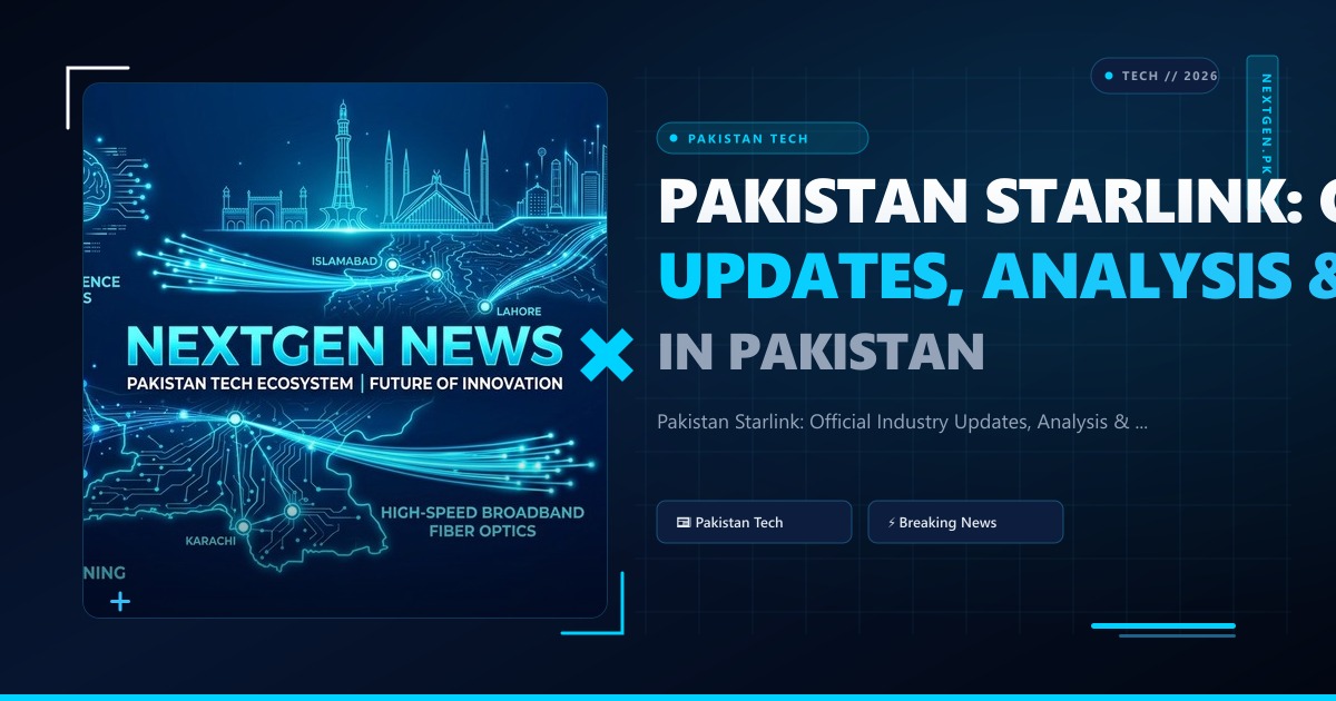 Pakistan Starlink: Official Industry Updates, Analysis & Roadmap in Pakistan