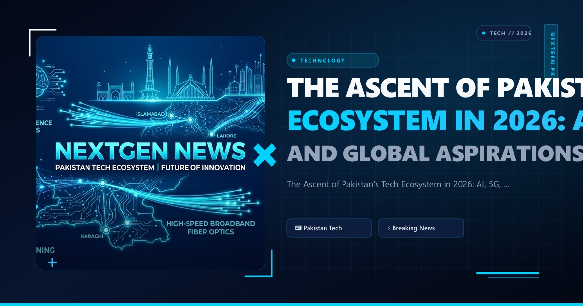 The Ascent of Pakistan's Tech Ecosystem in 2026: AI, 5G, and Global Aspirations