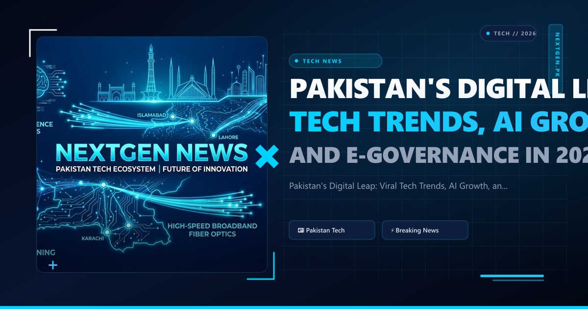 Pakistan's Digital Leap: Viral Tech Trends, AI Growth, and E-Governance in 2026
