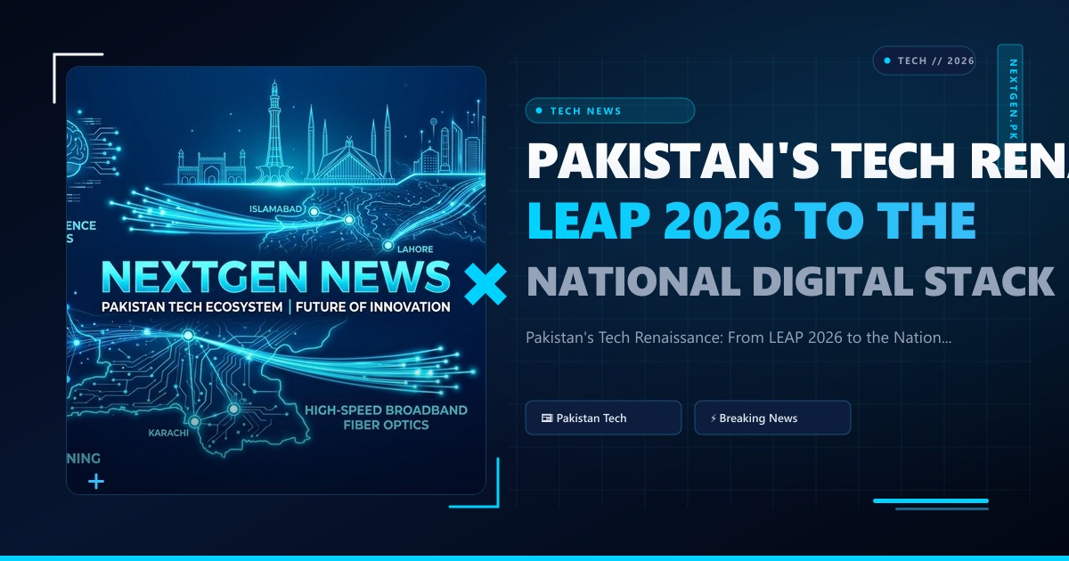 Pakistan's Tech Renaissance: From LEAP 2026 to the National Digital Stack