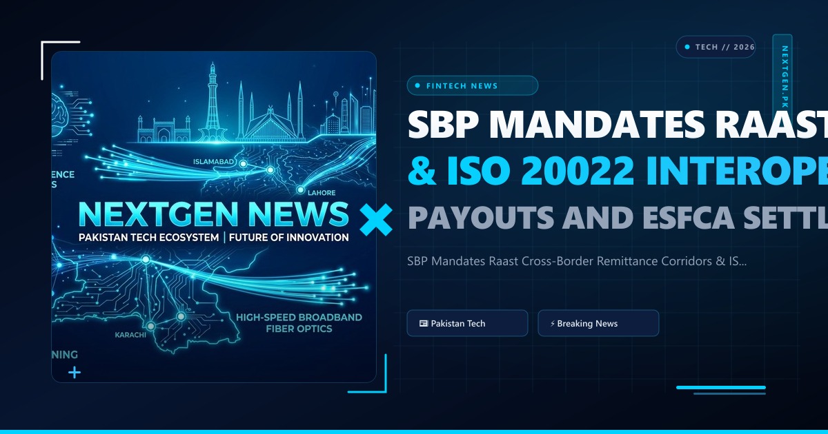 SBP Mandates Raast Cross-Border Remittance Corridors & ISO 20022 Interoperability: Transforming Freelancer Payouts and ESFCA Settlements in 2026